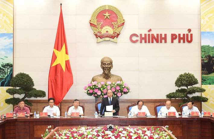 Thủ tướng Nguyễn Xuân Phúc chủ trì buổi làm việc với Hội đồng tư vấn cải cách thủ tục hành chính và Cục Kiểm soát thủ tục hành chính