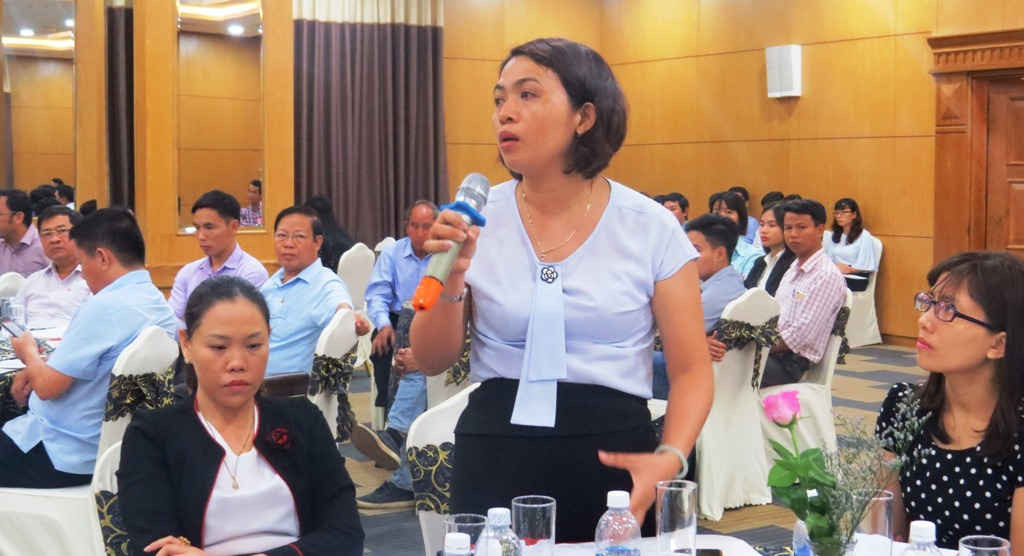 Bà Hoàng Thị Ngọc Yến- Trưởng phòng Công nghệ - Môi trường (Công ty CP Môi trường đô thị Đà Nẵng) cho rằng, cần phải sớm hoàn thiện chính sách pháp luật về lĩnh vực tài nguyên và môi trường
