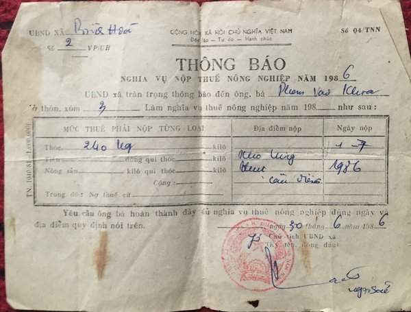 Gia đình mẹ Việt Nam anh hùng Phạm Thị Liên có rất nhiều giấy tờ chứng minh quyền sử dụng hợp pháp đối với thửa đất đang sử dụng