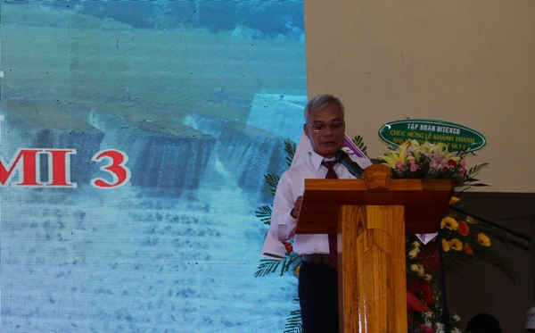 Ông Nguyễn Văn Đạt, Tổng Giám đốc công ty IDICO cho biết, dự án thủy điện Đak Mi 3 là một trong những công trình trọng điểm mang ý nghĩa xã hội to lớn