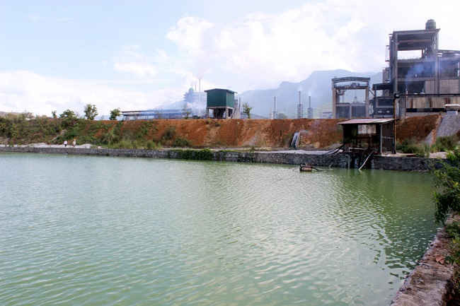Hệ thống bế chứa nước tuần hoàn phục sản xuất của nhà máy phốt pho 