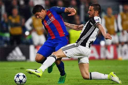 Juventus thắng Barca ở tứ kết mùa 2016-2017. Ảnh: Reuters