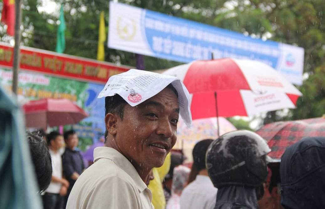 Một hình ảnh rất cảm động của người dân Quảng Trị