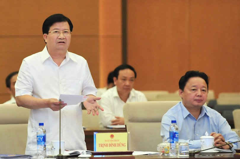 Phó Thủ tướng Trịnh Đình Dũng là Chủ tịch Hội đồng quốc gia về tài nguyên nước; Bộ trưởng Bộ TN&MT Trần Hồng Hà là Phó Chủ tịch Hội đồng quốc gia về tài nguyên nước 