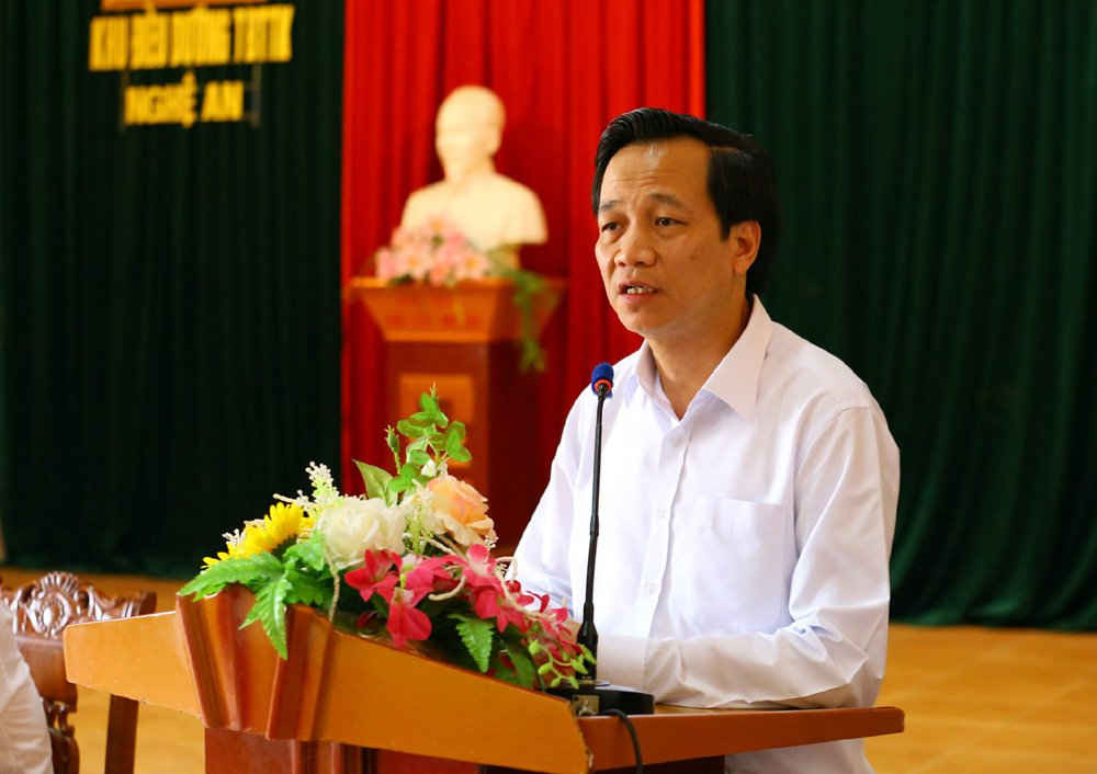 Bộ trưởng Bộ Lao động, thương binh và xã hội Đào Ngọc Dung - Phó Trưởng ban BCĐ Quốc gia khắc phục hậu quả bom mìn và chất độc hóa học sau chiến tranh 