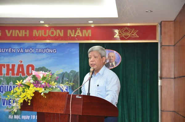 Thứ trưởng Bộ TN&MT Nguyễn Linh Ngọc phát biểu chỉ đạo tại Hội thảo.