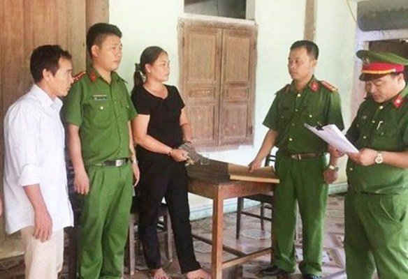 Bà Vi Thị Hoa bị bắt