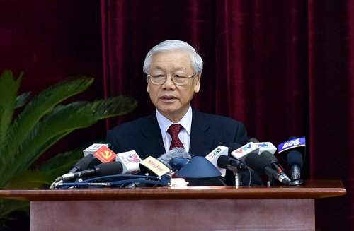 Tổng Bí thư Nguyễn Phú Trọng phát biểu khai mạc Hội nghị Trung ương 6