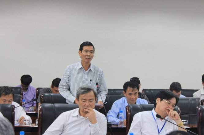 Ông Nguyễn Hồng Nguyên, Phó Giám đốc Sở TN&MT Bình Dương  phát biểu tại buổi làm việc