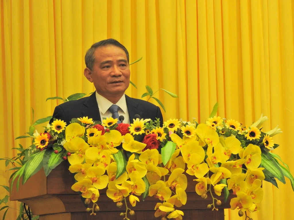 Ông Trương Quang Nghĩa phát biểu nhận nhiệm vụ mới