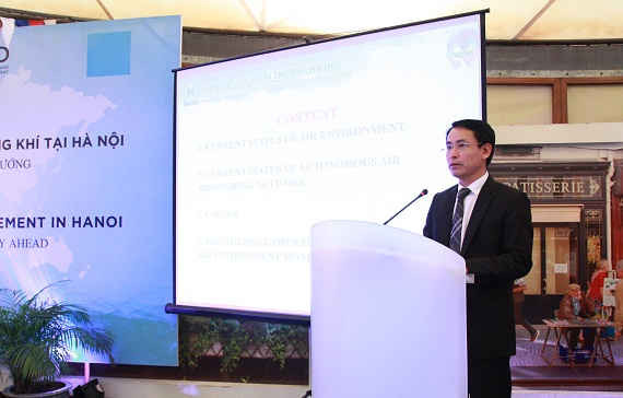  Thành ủy viên, Giám đốc Sở TN&MT HN Nguyễn Trọng Đông phát biểu tại Hội thảo
