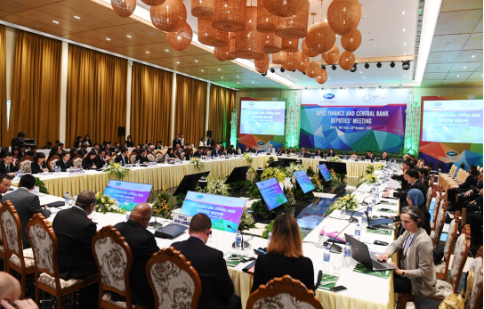 Toàn cảnh Hội nghị Thứ trưởng Tài chính và Phó Thống đốc Ngân hàng Trung ương APEC diễn ra vào ngày 20/10 tại Hội An