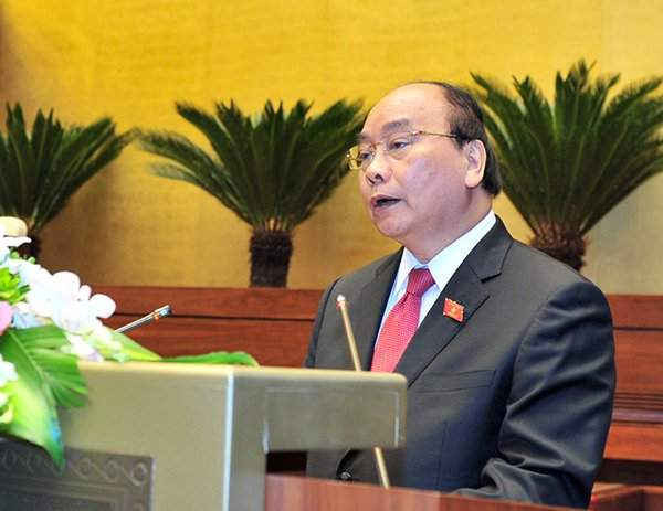 Thủ tướng Chính phủ Nguyễn Xuân Phúc trình bày Báo cáo về kết quả thực hiện kế hoạch phát triển KT-XH năm 2017 - kế hoạch phát triển KT-XH năm 2018, 