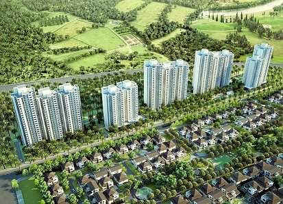  Hưng Yên cũng thu hút nhiều dự án đô thị xanh. Trong ảnh dự án Khu đô thị Văn Giang - ECO PARK thuộc huyện Văn Giang, Hưng Yên