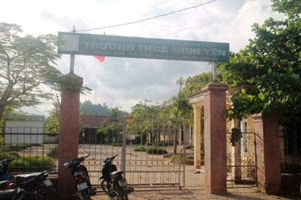 Trường THCS Nghi Yên – Nơi xảy ra vụ việc