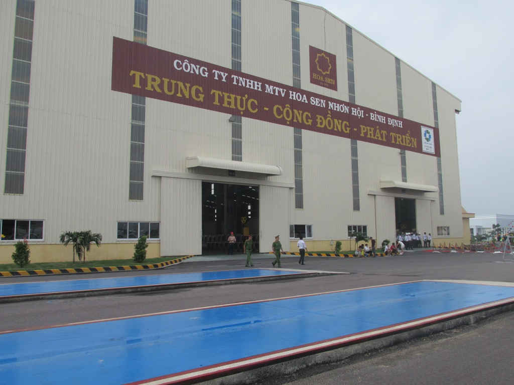 Nhà máy Hoa Sen Nhơn Hội Bình Định