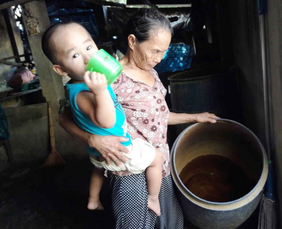 Người dân ở khối Đồng Nò, phường Hòa Quý, quận Ngũ Hành Sơn, TP. Đà Nẵng luôn sống trong cảnh thiếu thốn nước sạch 