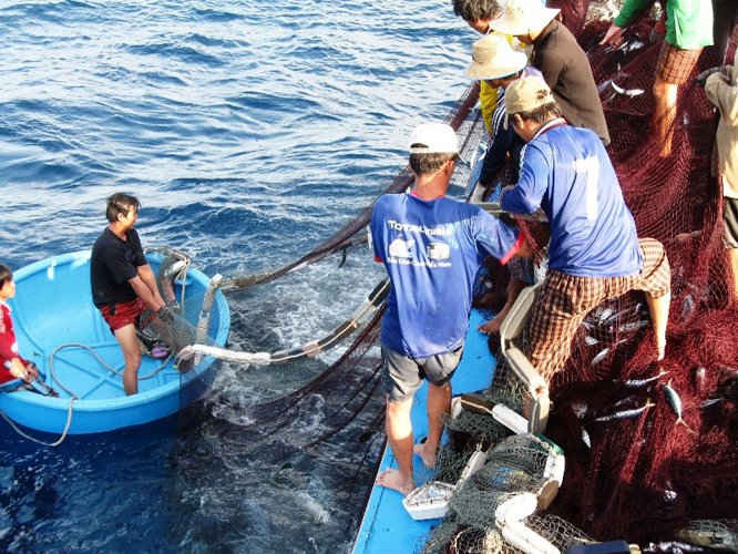 Việc hình thành các tổ, đội đoàn kết giúp ngư dân kiên tâm bám biển