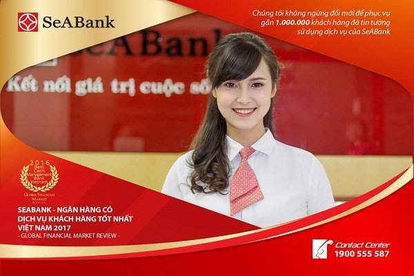SeABank đạt giải thưởng “Dịch vụ khách hàng tốt nhất Việt Nam.