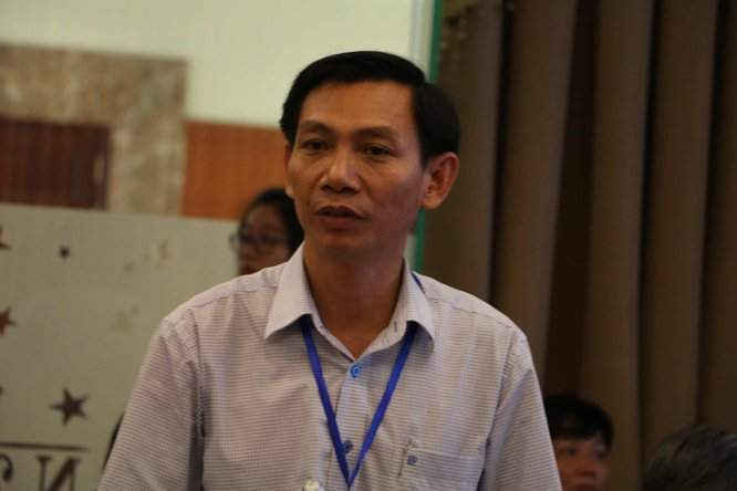 Ông Nguyễn Văn Tám - Phó Giám đốc Sở GTVT TPHCM phát biểu tại hội thảo