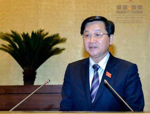 Thừa ủy quyền của Thủ tướng Chính phủ, Tổng Thanh tra Chính phủ Lê Minh Khái đã trình bày Báo cáo giải trình, tiếp thu, chỉnh lý dự án Luật Tố cáo (sửa đổi).