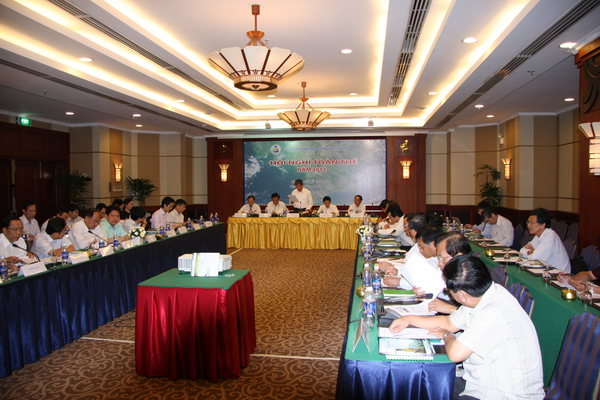 Toàn cảnh một cuộc họp của Ủy ban sông Mê Công Việt Nam