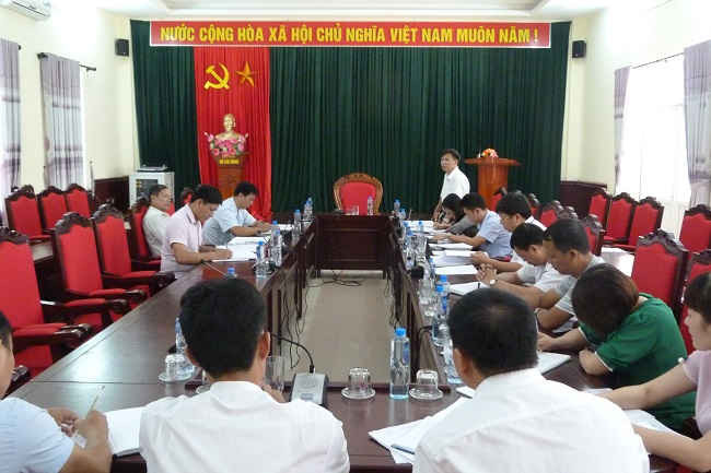 Đoàn thanh tra Sở TN&MT Sơn La công bố quyết định thanh tra việc chấp hành pháp luật trong quản lý đất đai tại huyện Phù Yên (Ảnh minh họa)
