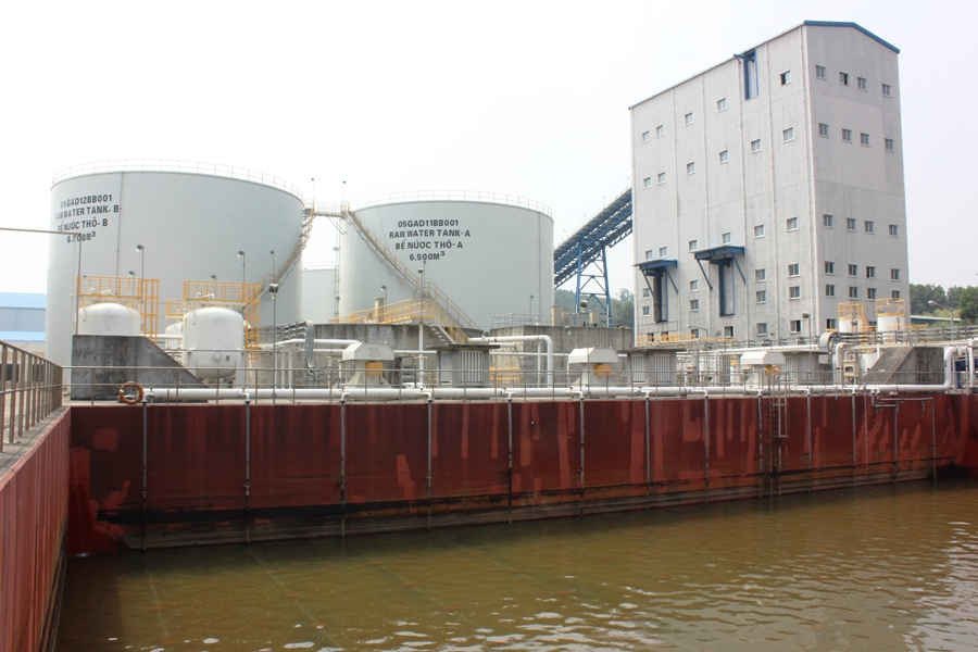 Hệ thống xử lý nước thải tại Nhà máy nhiệt điện Mông Dương