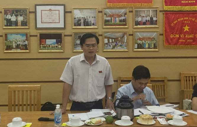 Ông Cao Thanh Bình, Phó ban Kinh tế Ngân sách (HĐND TP.HCM) nêu thực trạng nhiều nhà đất thuộc sở hữu nhà nước đang được cho thuê với giá 