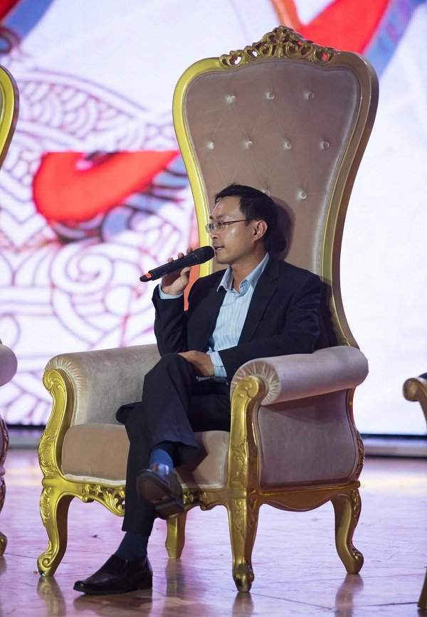 Ông Lê Nguyễn Đức Khôi - Trưởng phòng Quan hệ công chúng, Tập đoàn Tân Hiệp Phát chia sẻ về lý do nhãn hàng Trà thanh nhiệt Dr Thanh đồng hành cùng chương trình.