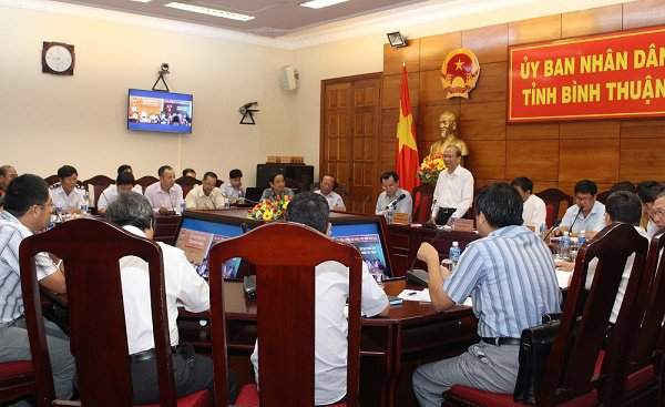 UBND tỉnh Bình Thuận tổ chức cuộc họp khẩn về công tác phòng chống bão số 14