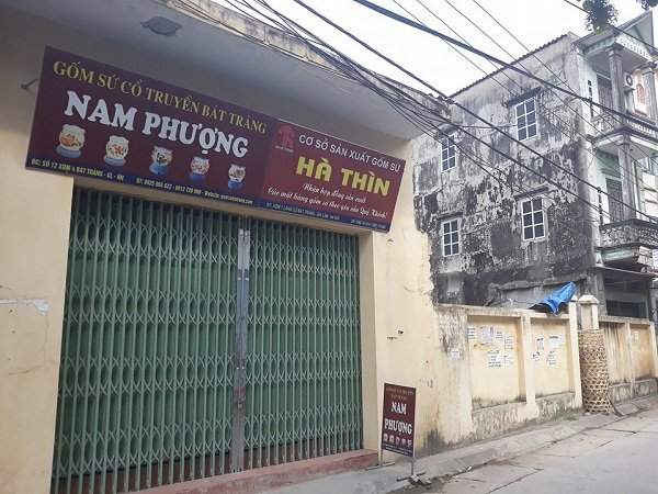 Khu đất xảy ra tranh chấp ở thôn Bát Tràng, xã Bát Tràng, Gia Lâm, TP. Hà Nội.