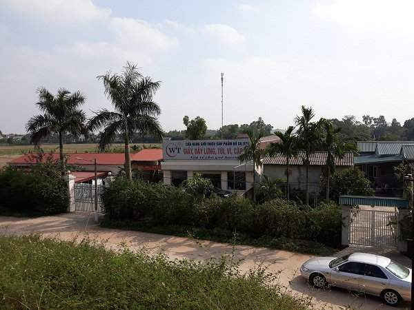 Công ty Vương Thịnh tại thôn Đoài, xã Phú Minh, huyện Sóc Sơn, TP. Hà Nội.