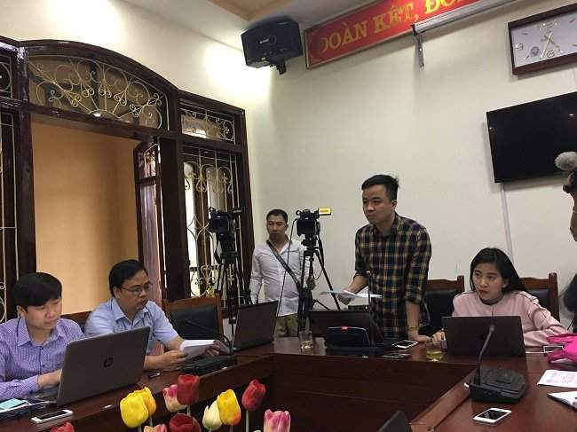 Đại diện các cơ quan báo chí đề nghị cơ quan chức năng tỉnh Sơn La làm rõ một số thông tin liên quan đến dự án.