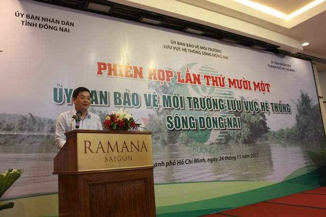 Ông Nguyễn Toàn Thắng, Giám đốc Sở TN&MT TP.HCM phát biểu
