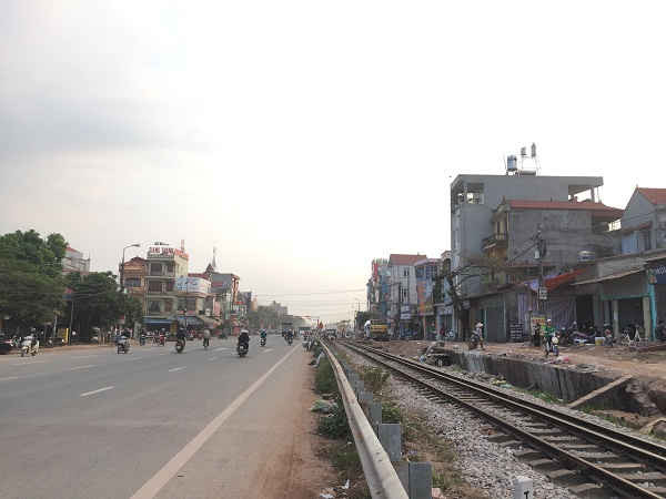 Tuyến đường thị trấn Vôi, huyện Lạng Giang.