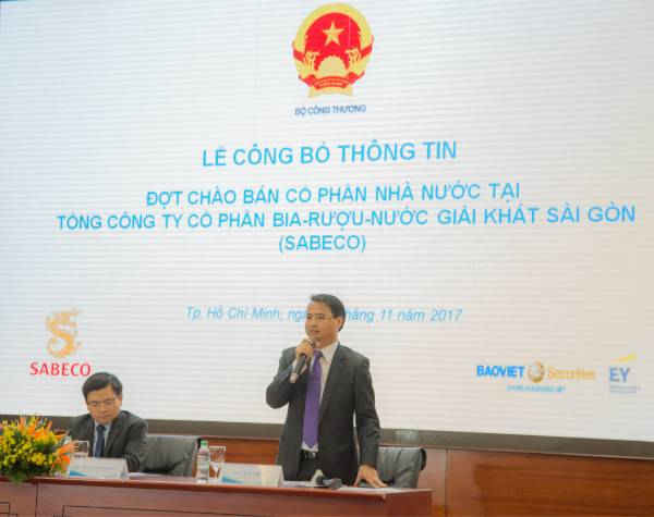 Tổng Công ty Cổ phần Bia Rượu Nước Giải Khát Sài Gòn (Sabeco) giới thiệu chào bán cổ phần Nhà nước