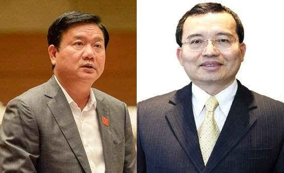 Ông Đinh La Thăng - Nguyên Chủ tịch HĐTV PVN và ông Nguyễn Quốc Khánh - Nguyên Tổng giám đốc PVN vừa bị bắt.