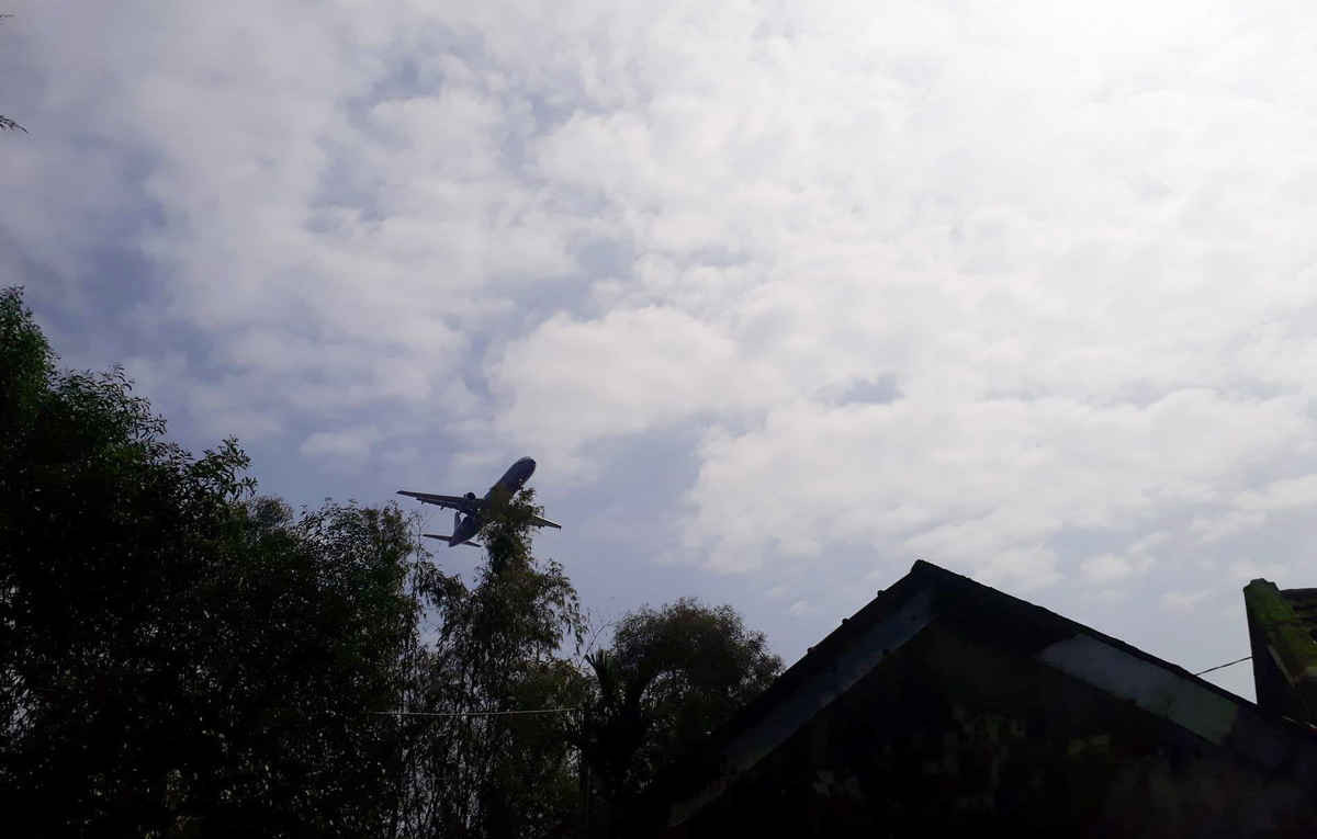Máy bay cất cánh tại sân bay Quốc tế Phú Bài