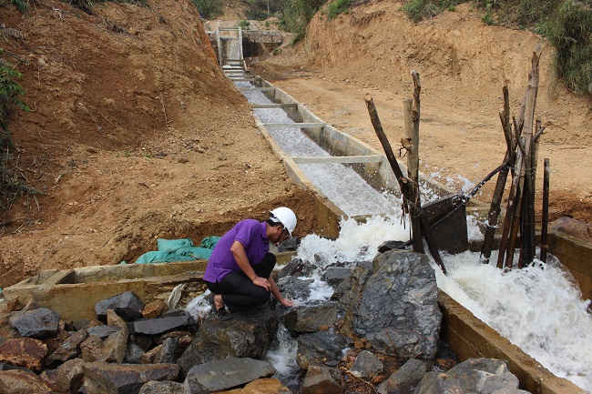 Khu vực cấp phép khai thác tài nguyên nước mặt của Công ty cổ phần cấp nước Điện Biên