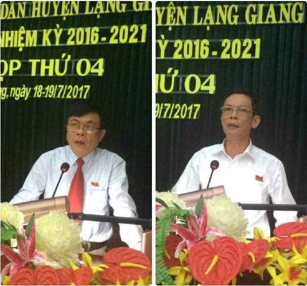 Bí thư huyện ủy Lạng Giang hiện nay là ông Tạ Huy Cần- Tỉnh uỷ viên, Chủ tịch HĐND huyện. Còn Chủ tịch UBND huyện Lạng Giang là ông Nguyễn Văn Nghĩa. 