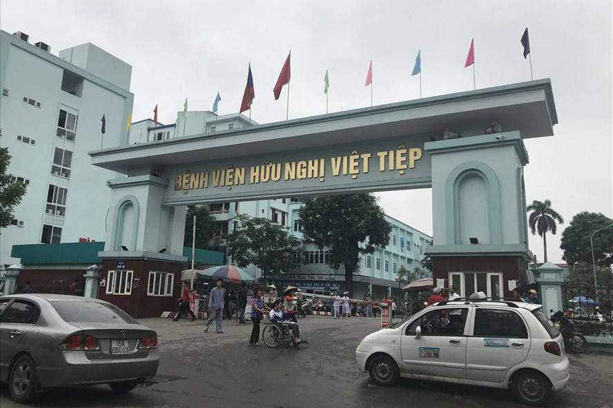 Bệnh viện Việt Tiệp nơi xảy ra sự việc.