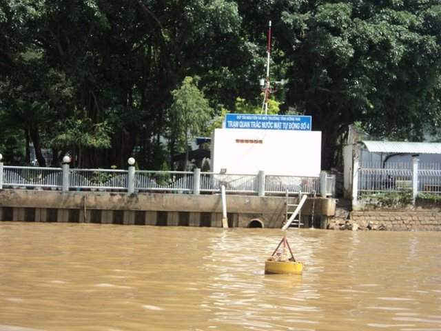 Trạm quan trắc nước trên sông Đồng Nai
