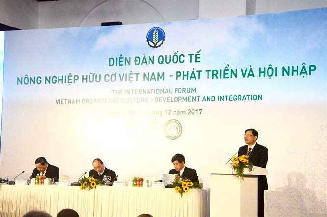 Diễn đàn quốc tế “Nông nghiệp hữu cơ Việt Nam – Phát triển và hội nhập”. Ảnh: Huyền Trang