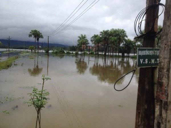 Lũ lụt tại xã Tượng Sơn, huyện Nông Cống