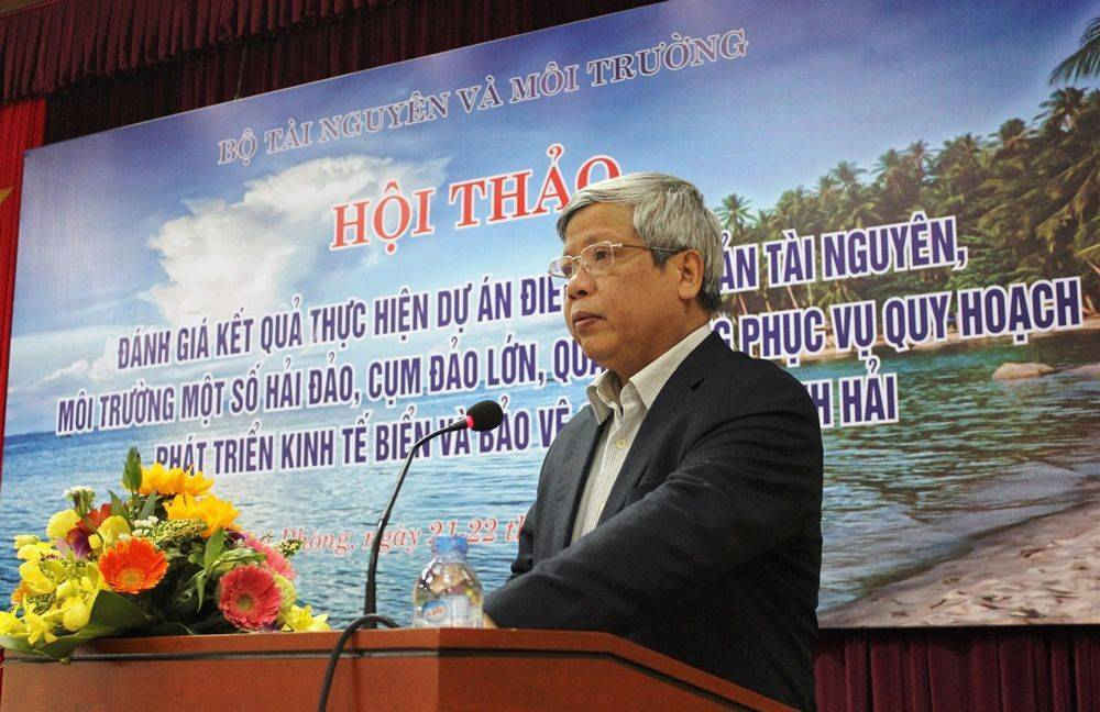 Ông Nguyễn linh Ngọc, Thứ trưởng Bộ TN&MT phát biểu tại Hội nghị