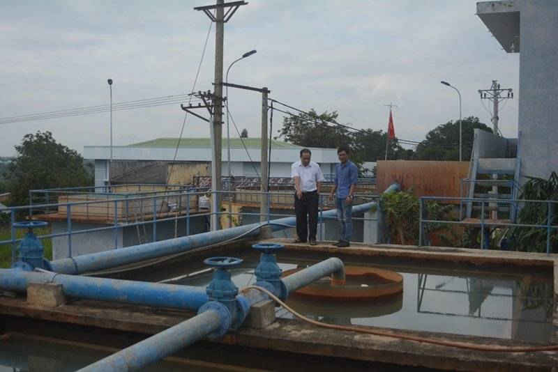Hệ thống xử lí nguồn nước của nhà máy nước Krông Pa
