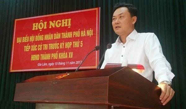 Ông Lê Anh Quân - Chủ tịch UBND huyện Gia Lâm