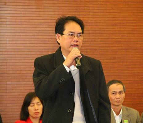 Ông Võ Văn Ngọc - Phó GĐ Sở Tài nguyên và Môi trường tỉnh Nghệ An kiến nghị và đề xuất một số giải pháp của tỉnh Nghệ An trong thực hiện các dự án.