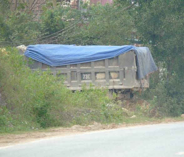 Tình trạng xe tải che biển số diễn ra nhiều trên địa bàn Quảng Bình thời gian qua